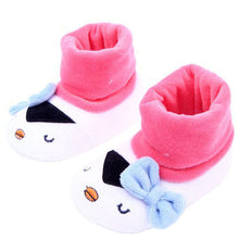 Infant Baby Boy Girl Fleece Booties Toddler Kid Soft Sole Indoor Shoes Prewalker 0-12M UBY