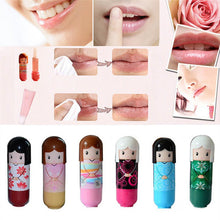 Lovely Doll Pattern Travel Portable Lip Balm Cute Baby Girl Lip Care Lipstick LZH7 UBY