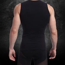 Men Muscle Fitted Body Shaper Boy Tight Stretch Vest Shirt Shapewear Casual Slimming Underwear  UBY