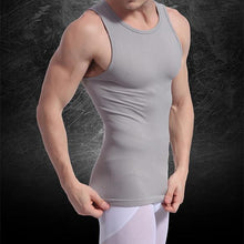 Men Muscle Fitted Body Shaper Boy Tight Stretch Vest Shirt Shapewear Casual Slimming Underwear  UBY