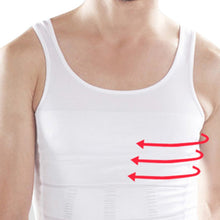 Men Shaper Vest Body Slimming Tummy Belly Waist Girdle Shirt Shapewear Underwear UBY