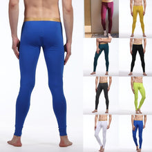 Men Soft Long Johns Warm Thermal Underwear Pants Gold Edge Cotton Buttons S-XLUBY