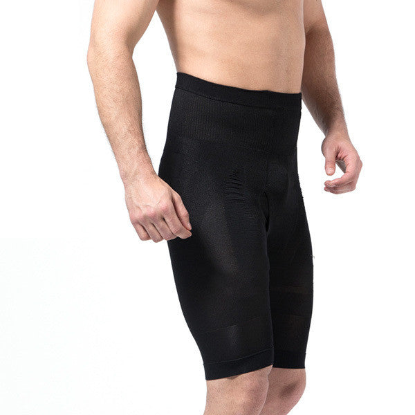 Men's Body Control Shaper Slimming Shortid Thigh Leg Pant Shapewear Underwear Bodysuit UBY