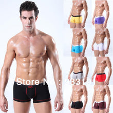 Men's Solid Color All Cotton Briefs Shorts Low Rise Underwear UnderpantsUBY