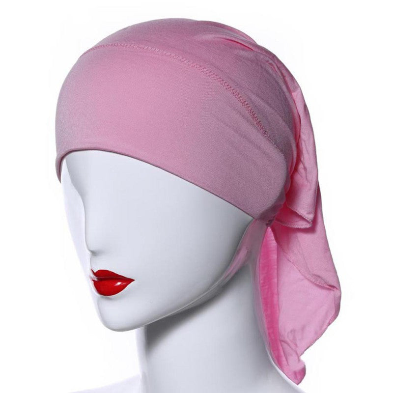 Muslim Headscarf Women Soft Comfortable Inner Hijab Caps Islamic Underscarf Hats PY3 UBY