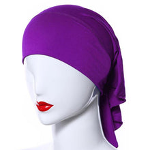 Muslim Headscarf Women Soft Comfortable Inner Hijab Caps Islamic Underscarf Hats PY3 UBY