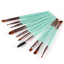 10pcss Pro Beauty Eye Shadow Eyeliner Cosmetic Makeup Brush Brushes Set Tool UBY