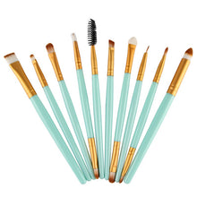 10pcss Pro Beauty Eye Shadow Eyeliner Cosmetic Makeup Brush Brushes Set Tool UBY