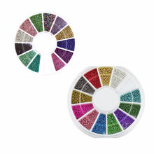 12 Colors Glitter Mix Color UV Gel Nail Art Acrylic Set UBY