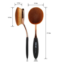 2pcss Powder Makeup Foundation Brush Blend Tools Oval Makeup Cosmetic Cream Puff Powder Blush Make Up Brushes UBY