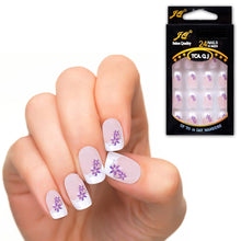 25 Patterns Acrylic Designer Nail tips False French Nails Full 24pcss  UBY