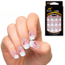 25 Patterns Acrylic Designer Nail tips False French Nails Full 24pcss  UBY