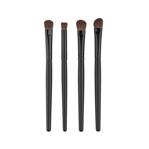 4pcss Professional Eye Brushes Set Eyeshadow Foundation Mascara Blending Pencil Brush Makeup Tool Cosmetic Black Popular UBY