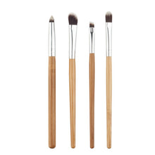 4pcss Professional Eye Brushes Set Eyeshadow Foundation Mascara Blending Pencil Brush Makeup Tool Cosmetic Black Popular UBY