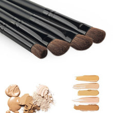 4pcss Professional Eye Brushes Set Eyeshadow Foundation Mascara Blending Pencil Brush Makeup Tool Cosmetic Black Popular UBY