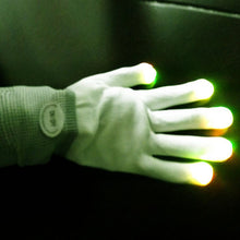 7 Mode Flashing Light Up Fingertip LED Gloveittens Rave Party Disco Gloves For UBY