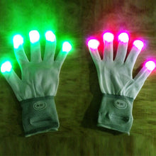 7 Mode Flashing Light Up Fingertip LED Gloveittens Rave Party Disco Gloves For UBY