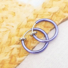 And Clip on Boby Nose Lip Ear Piercing Rings Clip Punk Goth False Clip Earrings UBY