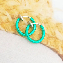 And Clip on Boby Nose Lip Ear Piercing Rings Clip Punk Goth False Clip Earrings UBY