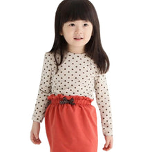 Arival Toddler Baby Girls Blouse Polka Dot Long Sleeve Shirt Tops Blouse Casual Cotton Kids Clothes UBY