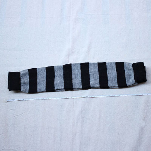 Children Baby Boy Girl Japanese-style Striped Cotton Leg Warmers Blue Knee Pads High Socks P1 UBY