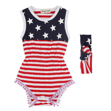 Baby Girl Romper Stars Printed Jumpsuit with Headband Set born Rompers UBY