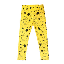 Baby Girls Kids Skinny Toddlers Star Print Leggings Pants Trousers 2-7 Years 6 Colors UBY
