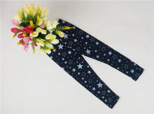 Baby Girls Kids Skinny Toddlers Star Print Leggings Pants Trousers 2-7 Years 6 Colors UBY