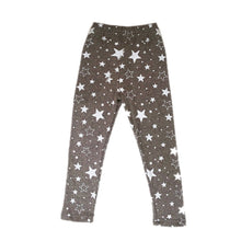 Baby Girls Kids Skinny Toddlers Star Print Leggings Pants Trousers 2-7 Years 6 Colors UBY