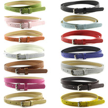 Belts For Women Multi Color Thin Skinny Faux Leather Waistband Casual Belts Strap UBY