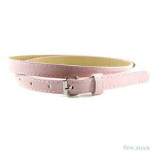 Belts For Women Multi Color Thin Skinny Faux Leather Waistband Casual Belts Strap UBY