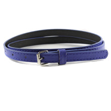 Belts For Women Multi Color Thin Skinny Faux Leather Waistband Casual Belts Strap UBY