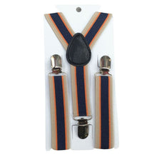 New Boys Girls Stripes Y-Back Suspenders Child Elastic Adjustable Clip-On Braces 2-8Y UBY