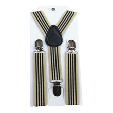 New Boys Girls Stripes Y-Back Suspenders Child Elastic Adjustable Clip-On Braces 2-8Y UBY
