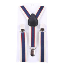 New Boys Girls Stripes Y-Back Suspenders Child Elastic Adjustable Clip-On Braces 2-8Y UBY