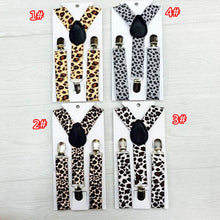 Children Kids Boy Girls Clip-on Leopard Suspenders Elastic Adjustable Braces PY1 P18 UBY
