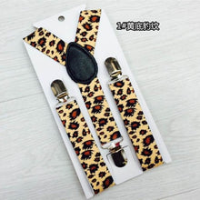 Children Kids Boy Girls Clip-on Leopard Suspenders Elastic Adjustable Braces PY1 P18 UBY
