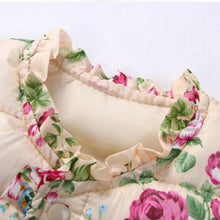 Children Outerwear Coats Flowers Printed Vest Kids Windbreaker Jacket Cotton Coats Children Warm Vest UBY