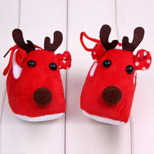 Cute Warm Baby Girls Christmas Deer Shoes Sweet Antiskid Toddlers Shoes Infant Toddler Prewalkers UBY