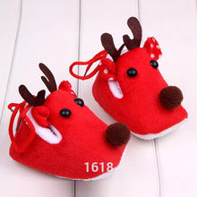Cute Warm Baby Girls Christmas Deer Shoes Sweet Antiskid Toddlers Shoes Infant Toddler Prewalkers UBY