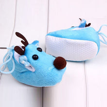 Cute Warm Baby Girls Christmas Deer Shoes Sweet Antiskid Toddlers Shoes Infant Toddler Prewalkers UBY