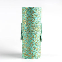 Empty Portable Makeup Brush Round Pen Holder Cosmetic Tool PU Leather Cup Container Solid Colors 6 Optional Case L4 UBY