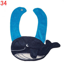 Baby Bibs Animals Waterproof Cotton Saliva Towel Kids Infant Lunch Bib  UBY