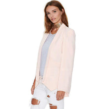 Ladies Women Long Sleeve Lapel Cape Poncho Office Jacket Cloak Blazer Suit Coat P1 UBY