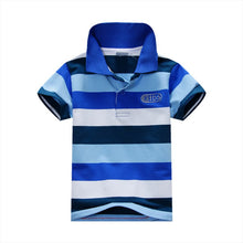 1-7Y Baby Children Boys Striped T-shirts Kids Tops S Tee Polo Shirts Clothing UBY