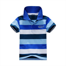 1-7Y Baby Children Boys Striped T-shirts Kids Tops S Tee Polo Shirts Clothing UBY
