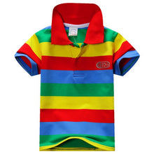 1-7Y Baby Children Boys Striped T-shirts Kids Tops S Tee Polo Shirts Clothing UBY