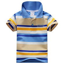 1-7Y Baby Children Boys Striped T-shirts Kids Tops S Tee Polo Shirts Clothing UBY