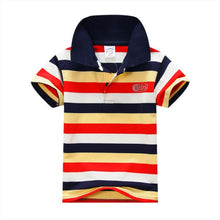 1-7Y Baby Children Boys Striped T-shirts Kids Tops S Tee Polo Shirts Clothing UBY