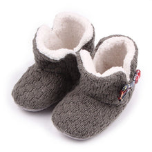 New Winter Warm Baby Shoes First Walkers Baby Boys Girls Ankle Snow Boots Infantil Crochet Knit Baby Shoe UBY